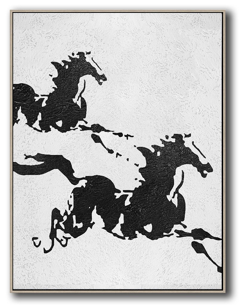 Minimal Horse Art #MN314B - Click Image to Close